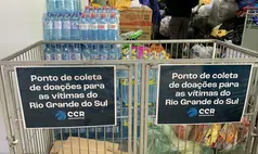 Grupo realiza grande doação de água no aeroporto de Teresina para vítimas do RS