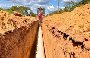 Agespisa já executou 95% da obra do novo sistema de captação de água em Piracuruca (Foto: Reprodução)