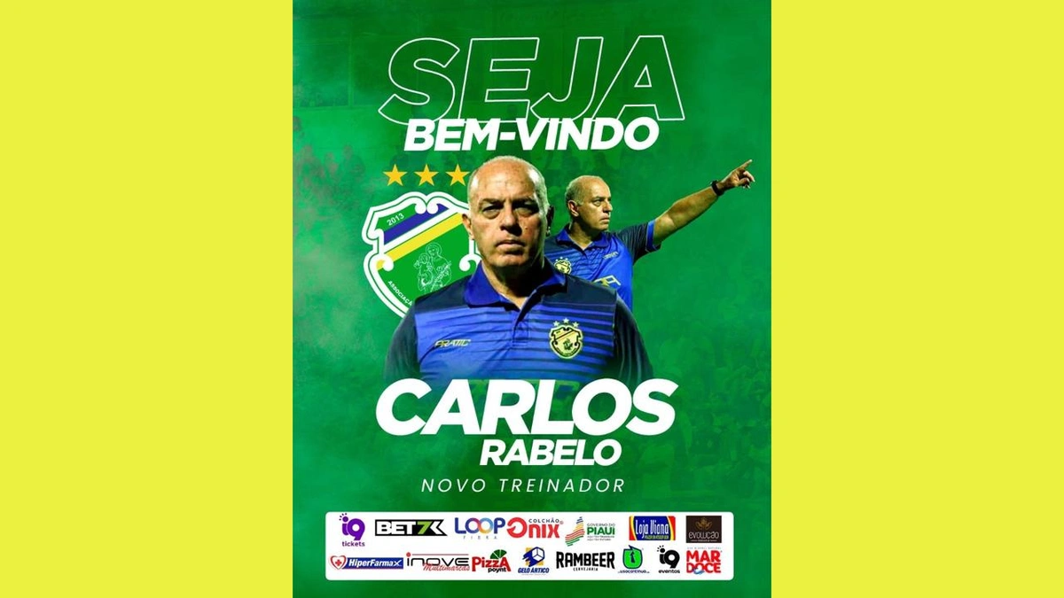 Altos-PI anuncia Carlos Rabello para a sequência da Série D em busca de vitórias