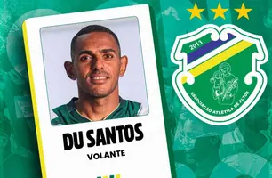 Altos-PI anuncia o retorno do volante Du Santos, tricampeão piauiense com a camisa do Jacaré (Foto: Divulgação/Altos-PI)