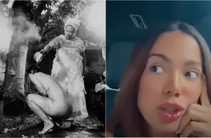 Anitta perdeu cerca de 200 mil seguidores após publicar foto nua em terreiro de candomblé (Foto: Reprodução)