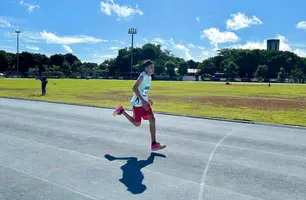 Atleta correndo (Foto: Pedro Melo/Conecta Piauí)