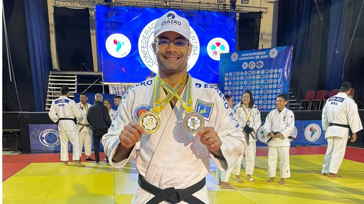 Atleta da PMPI conquista duas medalhas de ouro em Campeonato Sul-Americano