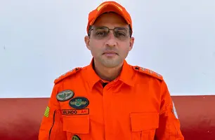 Capitão do Corpo de Bombeiros Militar do Piauí, Arlindo Júnior (Foto: Lourrany Menezes/ Conecta Piauí)