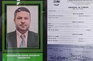 Comerciante recebeu diárias como presidente da Câmara de Cristalância do Piauí (Foto: Reprodução)