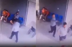 Criminoso esconde arma dentro de bíblia e executa homem em clínica de fisioterapia (Foto: Reprodução)