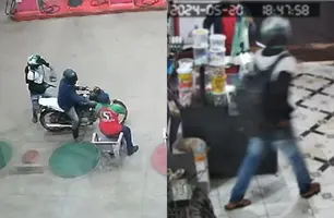 Criminosos 'tacam o terror' em Barras e assaltam posto de combustíveis e comércio (Foto: Reprodução)