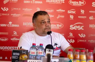 Dentro do River-PI a palavra de ordem é ‘seguimento’ após saída de Fonseca e chegada de Gaspar (Foto: Maria Vitória/River AC)