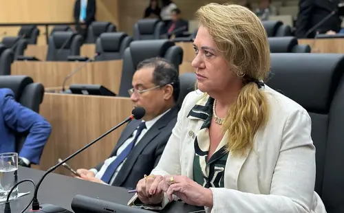 Deputada estadual Simone Pereira, autora do projeto