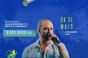 Diogo Nogueira realizará grande show durante evento de Advogados em Teresina (Foto: Divulgação)