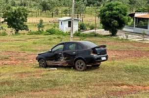 Dupla rouba veículos, capota carro e troca tiros contra PM em Picos (Foto: Reprodução/Cidadesnanet)