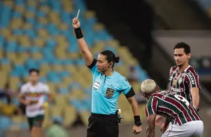 Edina Alves em ação pela Copa Betano do Brasil no Maracanã (Foto: Lucas Merçon/FFC)