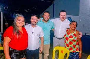 Fábio Novo ressalta alinhamento com governador e presidente, em reuniões na zona sul de Teresina (Foto: Ascom)