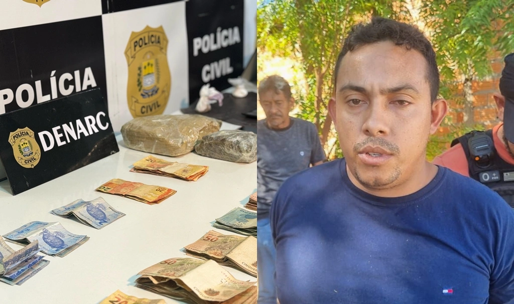 Faccionado de alta periculosidade é preso com drogas e veículos em Teresina