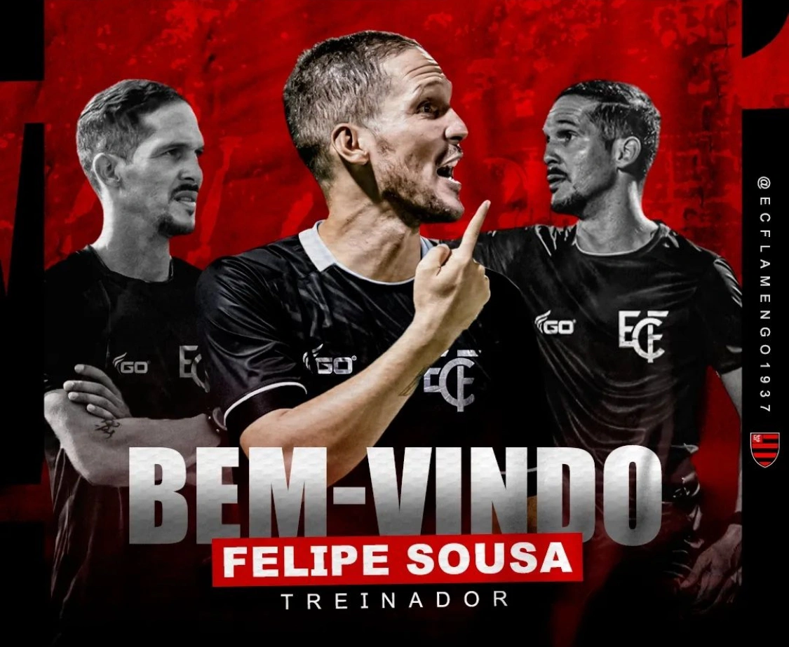 Flamengo-PI anuncia Felipe Sousa para buscar acesso para a Série A do estadual