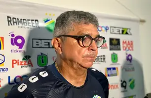 Flávio Araújo comenta a atuação do árbitro Fábio Santos: ‘sem nenhuma condição física’ (Foto: Pedro Melo/Conecta Piauí)