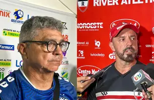 Flávio e Gaspar comentam a possibilidade da suspensão do Campeonato Brasileiro (Foto: Pedro Melo/Conecta Piauí)