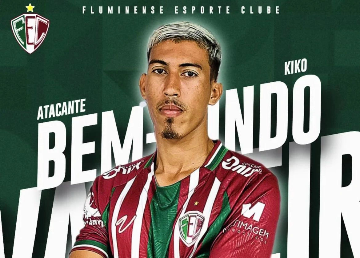 Fluminense-PI anuncia atacante que virou meme durante entrevista