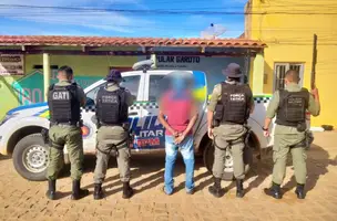Fugitivo de presídio acusado de duplo homicídio é recapturado em Betânia do Piauí (Foto: Reprodução/PMPI)