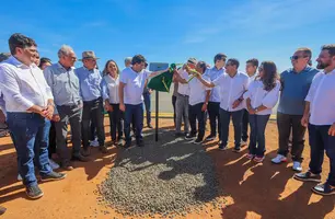 Governador inaugura pista de pouso em Uruçuí que vai permitir voos noturnos (Foto: Reprodução / Governo do Piauí)