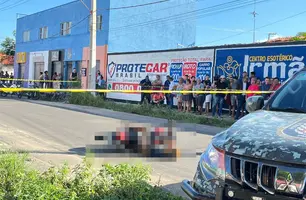 Homem é executado enquanto conduzia motocicleta na zona Leste de Teresina (Foto: Conecta Piauí)