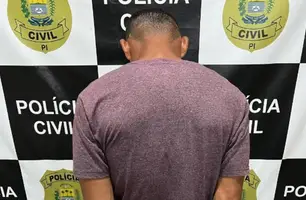 Homem é preso acusado de oferecer dinheiro e estuprar criança de 10 anos no Piauí (Foto: Reprodução/Polícia Civil)