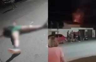 Homem mata ex-esposa, queima casa com filho dentro e tenta suicídio em Altos (Foto: Reprodução)