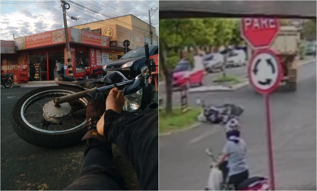 Homem sofre acidente de moto em Teresina