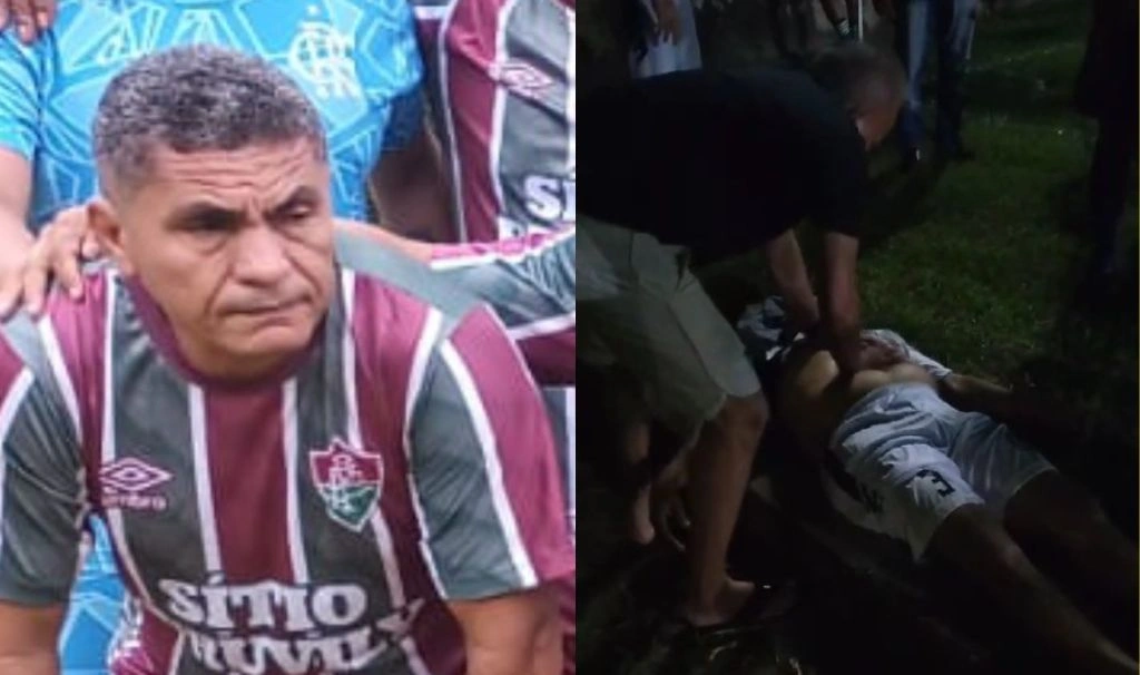 Homem sofre mal súbito enquanto jogava futebol e morre dentro de campo em Teresina