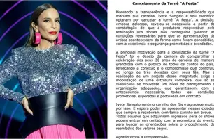 Ivete Sangalo cancela turnê por problemas com produtora (Foto: Reprodução)