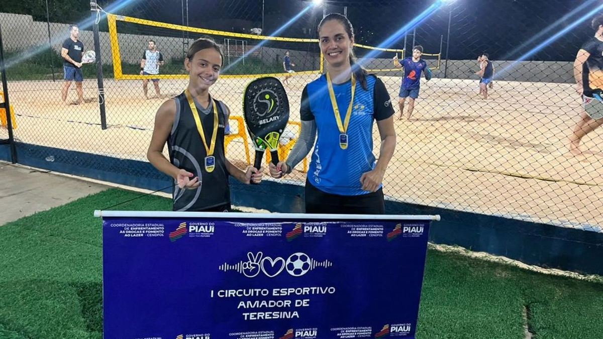 Mallu e Isabel no I Circuito Esportivo Amado de Teresina