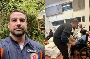 Médico que ajudava vítimas das enchentes é encontrado morto em abrigo no RS (Foto: Divulgação)