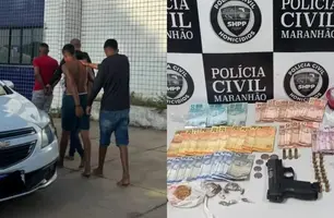 Menina de 8 anos é flagrada com drogas e arma na cintura em Timon (Foto: Reprodução)