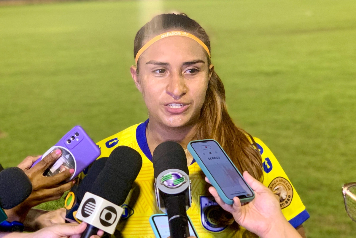 ‘O foco é treinar’, afirma zagueira já pensando no jogo de volta contra o Paysandu