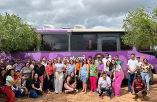 Ônibus Lilás leva serviços e informações ao município de Pedro Laurentino (Foto: Divulgação)