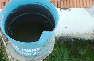 Perigo! Vizinhos de creche denunciam caixa d’água sem tampa no centro de Timon (Foto: Reprodução)