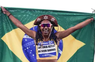Piauiense Keyla Barros é vice-campeã no Mundial de Atletismo Paralímpico (Foto: Reprodução/Redes Sociais)