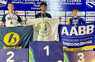 Piauienses conquistam 12 medalhas em competição regional de natação (Foto: Divulgação)