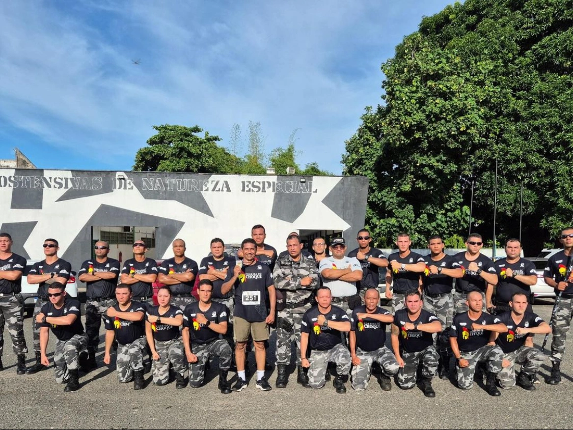 Polícia Militar realiza corrida em comemoração de um ano de criação do BPChoque