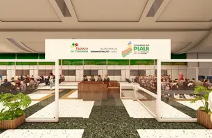 Projeto do novo Espaço Cidadania no Teresina Shopping (Foto: Reprodução)