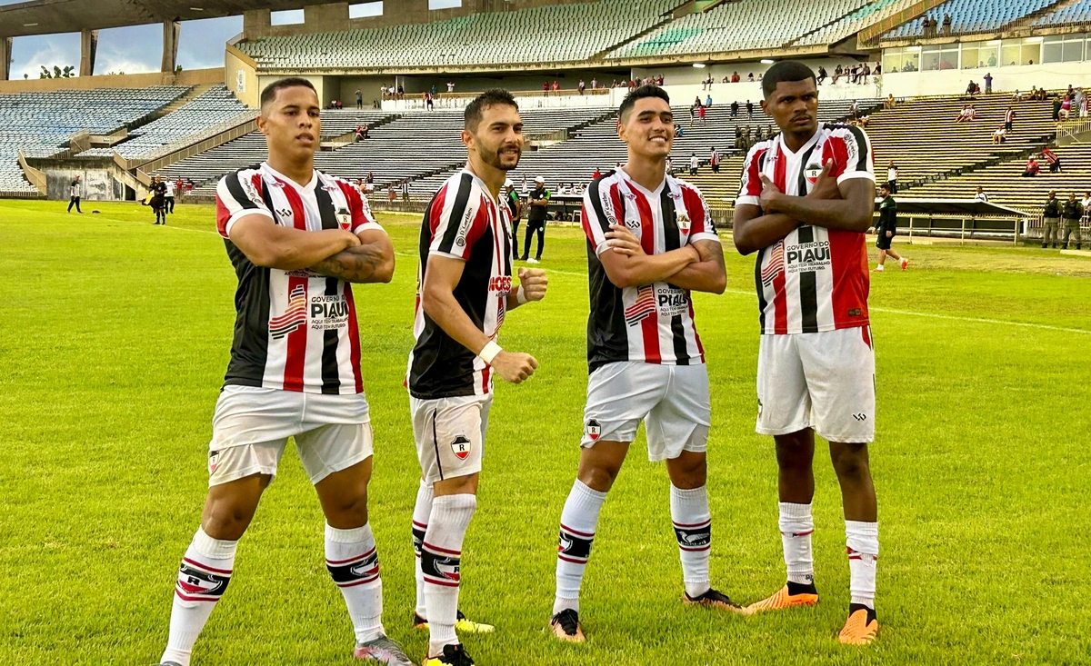 River-PI não perdoa e goleia na Série D jogando no Albertão