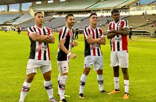 River-PI não perdoa e goleia na Série D jogando no Albertão (Foto: Pedro Melo/Conecta Piauí)