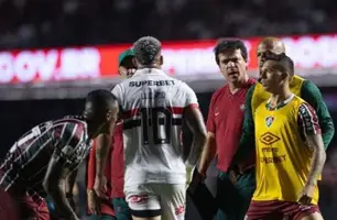 São Paulo vence Flu de virada com treta entre Diniz e Luciano (Foto: Reprodução)