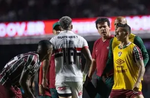 São Paulo vence Flu de virada com treta entre Diniz e Luciano (Foto: Reprodução)