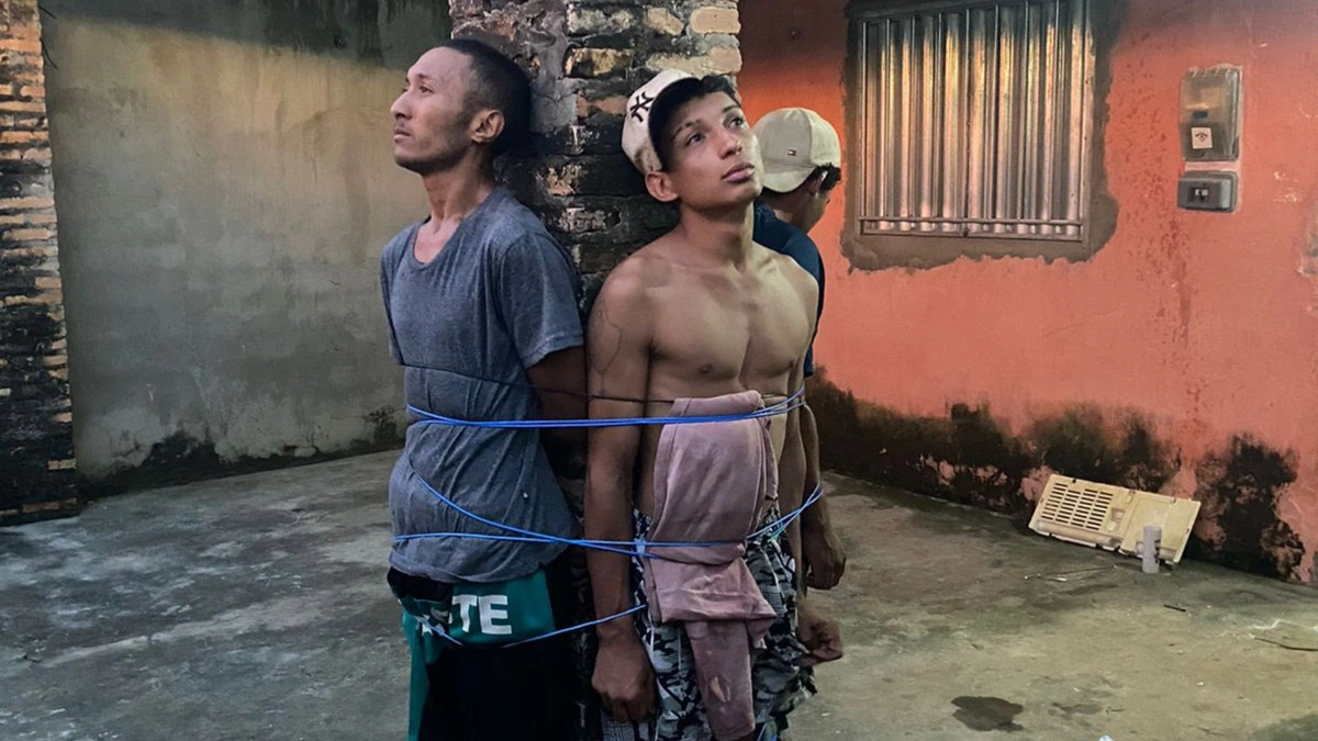 'Se fugir, morre': traficante deixa homens amarrados em Cabeceiras do Piauí