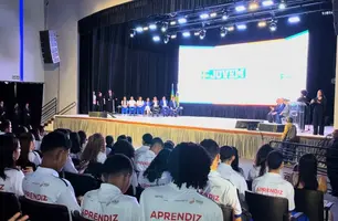 Solenidade de admissão de 400 Jovens Aprendizes (Foto: Reprodução)