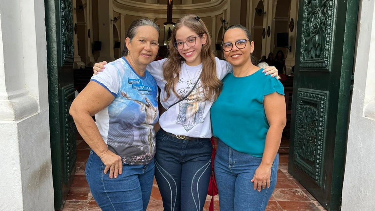 Sônia, Tainá e Débora