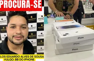 SSP-PI divulga foto do empresário 'BB do Iphone', foragido da polícia no Piauí (Foto: Divulgação)