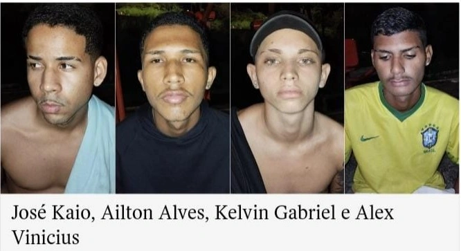 Suspeitos de arrastões presos durante a Operação Apóstrofo em Teresina
