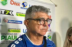 Técnico do Altos-PI, Flávio Araújo (Foto: Pedro Melo/Conecta Piauí)